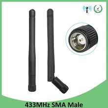 2 шт 433 МГц Антенна 3dbi SMA разъем складной 433 МГц Антенна Водонепроницаемый направленный антенный беспроводной приемник для Lorawan