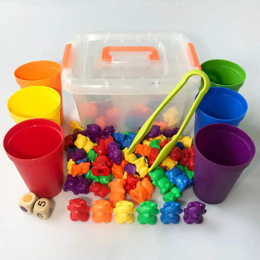 plastic counting bears