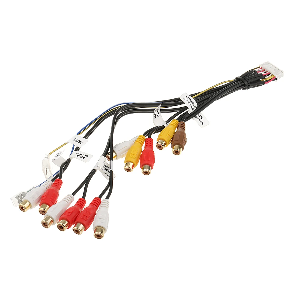 Адаптер для аудио и видео RCA 24 Pin Pioneer Avic-F900BT F90BT | Автомобили мотоциклы