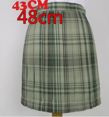 skirt 28 цветов, японская школьная юбка JK, Студенческая клетчатая юбка с высокой талией, японская плиссированная юбка для школьной формы, юбка в клетку - Цвет: skirt