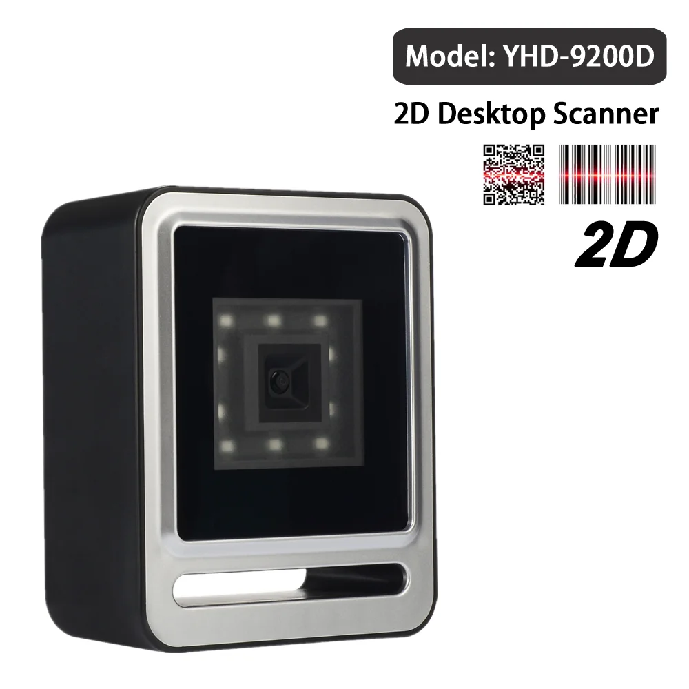Barcode scanner YHDAA 1100L laser wired 1D and Bluetooth 5800DW 2.4G wireless 2D for mobile computer