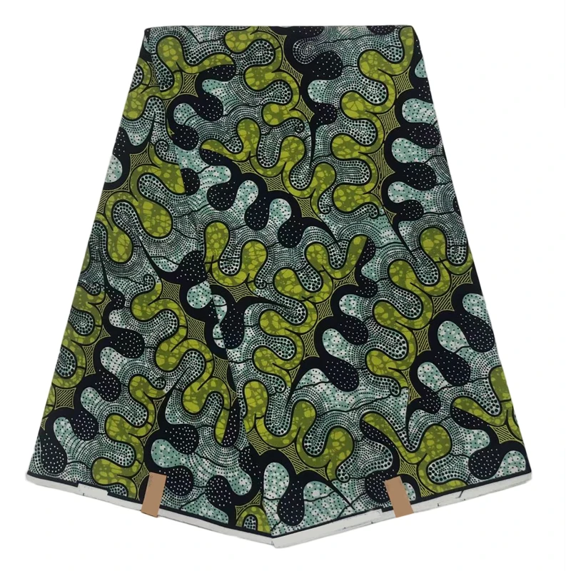 Miss L Рождество Ткань 6 ярдов/шт tissu Африканский воск 100% хлопок ткани HL19S111628 | Дом и