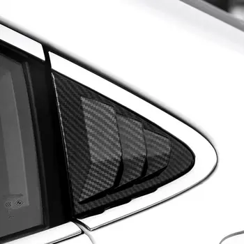 

2pcs Carbon Fiber Color Panel Window Side Louvers Vent Cover Trim For Toyota Corolla 2019 2020 Sedan Accessories