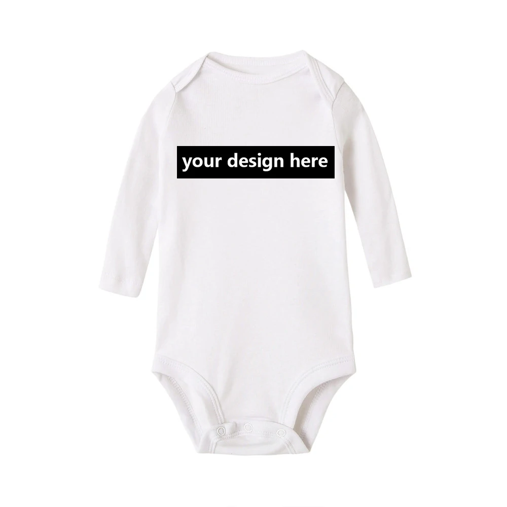 

customize long sleeve baby bodysuit
