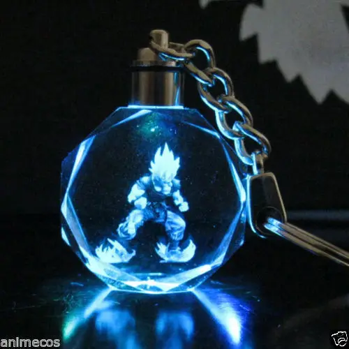 Dragon Ball Dragonball Z Сон Супер Saiyajin Гоку с украшением в виде кристаллов светодиодный