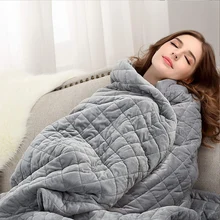 1 шт. съемное тяжелое одеяло Приятная хлопковая ткань покрытие удобное плотное одеяло для детей хорошо спальный дышащий