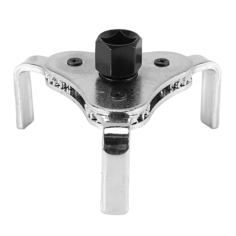 Promotion! Two-Way Oil Filter Repair Tool Auto-Adjustable Attachment for Cars and Trucks with 3-Jaw Removal 65-110 mm | Инструменты