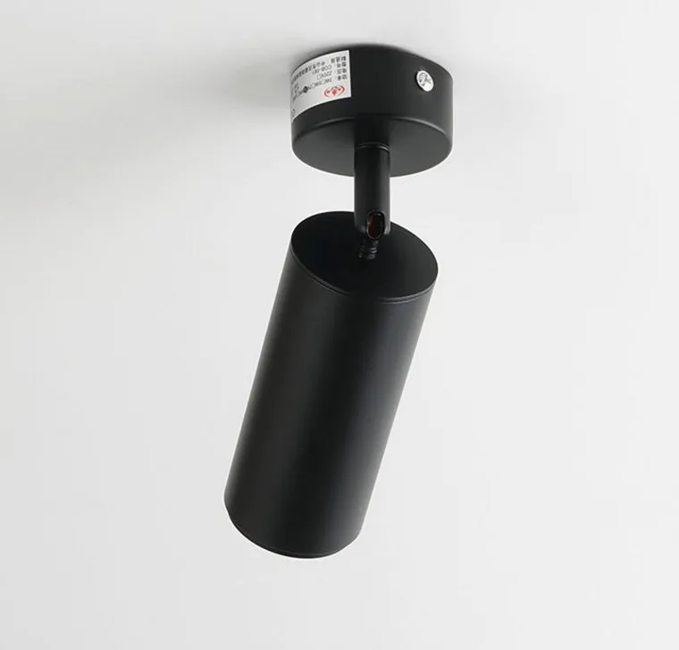 Embutida em Superfície Luz de Led Luz de Teto Luz de Fundo para Parede Dobrável Giratória 360 ° Cob 3 Luz de led dobrável giratória 360 °,