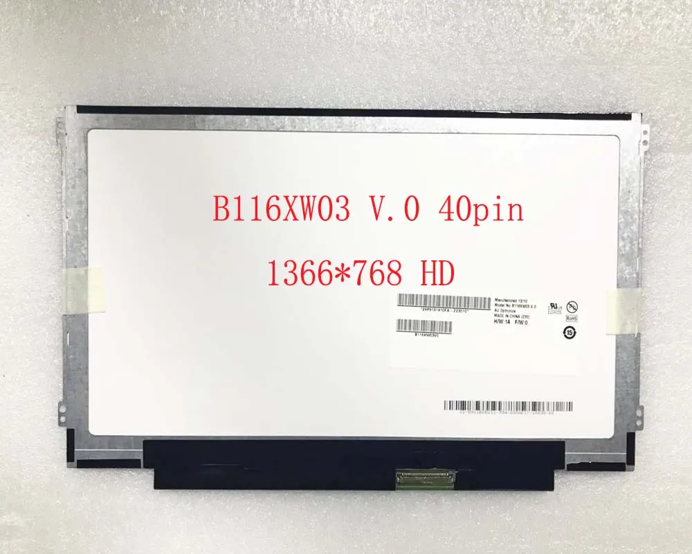 B116XW03 V0 B116XW03V.0 B116XW03 V.0 LED Screen LCD Display Matrix for ...