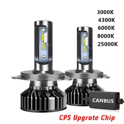 LEVOU Farol H4 20000LM CSP Chips 3000K 6000K LEVOU Canbus H7 H1 H3 H8 H11 9005 HB3 9006 HB4 Farol Do Carro Fog Lâmpadas