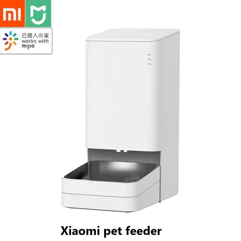 

Xiaomi Xiaowan Smart Pet Feeder Cat Dog Remote Voice Control Automatic Feeding Regular Quantitative With Mijia App