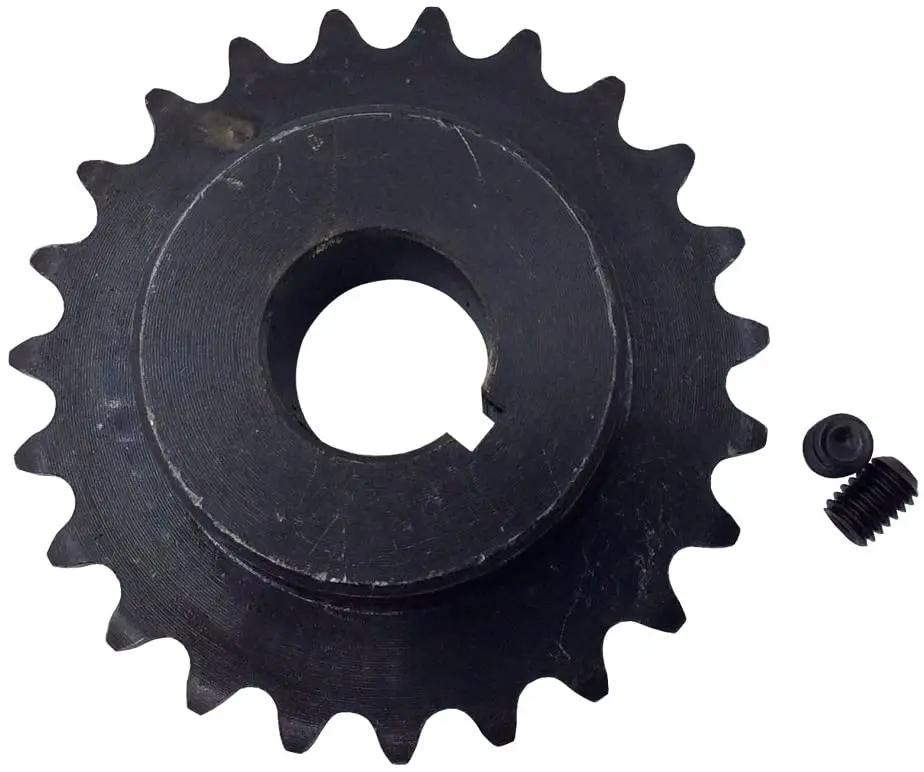 Chain Wheel 35 Roller Chain Sprocket 5/8" Bore 20 Teeth B Type Pitch 0.375 inches # 45 Steel Black