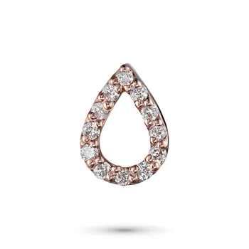 

Red gold pendant with Diamond