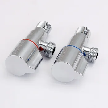 

Washing Machine Dishwasher Bathroom Toilet Valve Basin Faucet 2 way 1/2 inch Brass Angle Valves Tap Wall Tap
