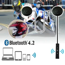 Handsfree мотоциклетный шлем гарнитура динамик микрофон Bluetooth Музыкальные перезаряжаемые новые наушники 215*44*15 мм