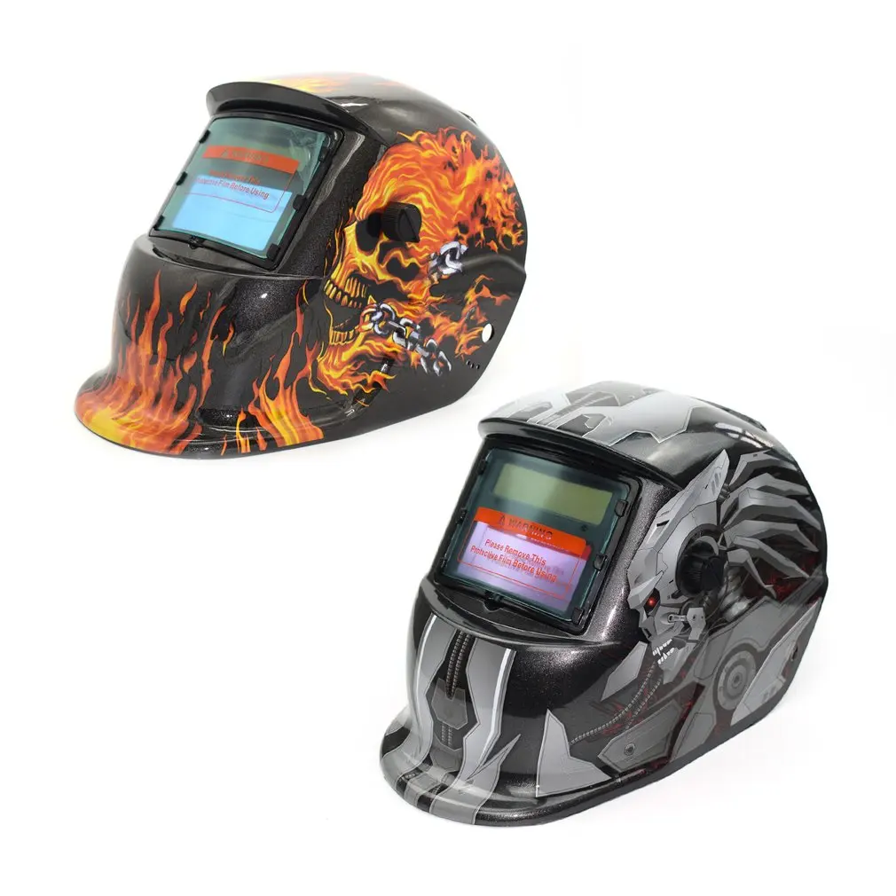 

Solar Powered Auto Darkening TIG MIG MMA Electric Welding Mask Helmet Welder Cap Lens For Welding Machine Plasma Cutter
