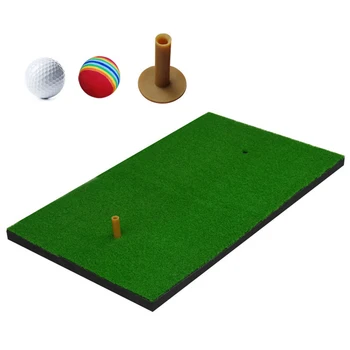 

Indoor Golf Mat Training Hitting Pad Practice Rubber Grass Mat Grassroots Green Golf Training Tools Backyard