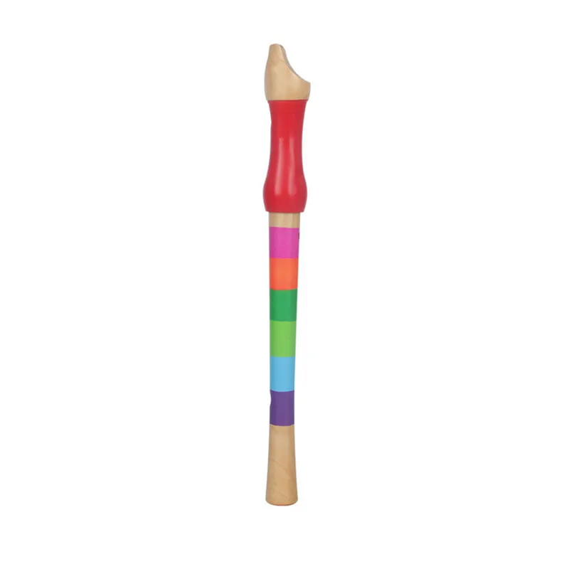 Красочные Регистраторы Деревянные 8 с овальным вырезом на высоких кларнет Профессиональный играет музыкальный инструмент, детские образовательные игрушки включают светящиеся объекты