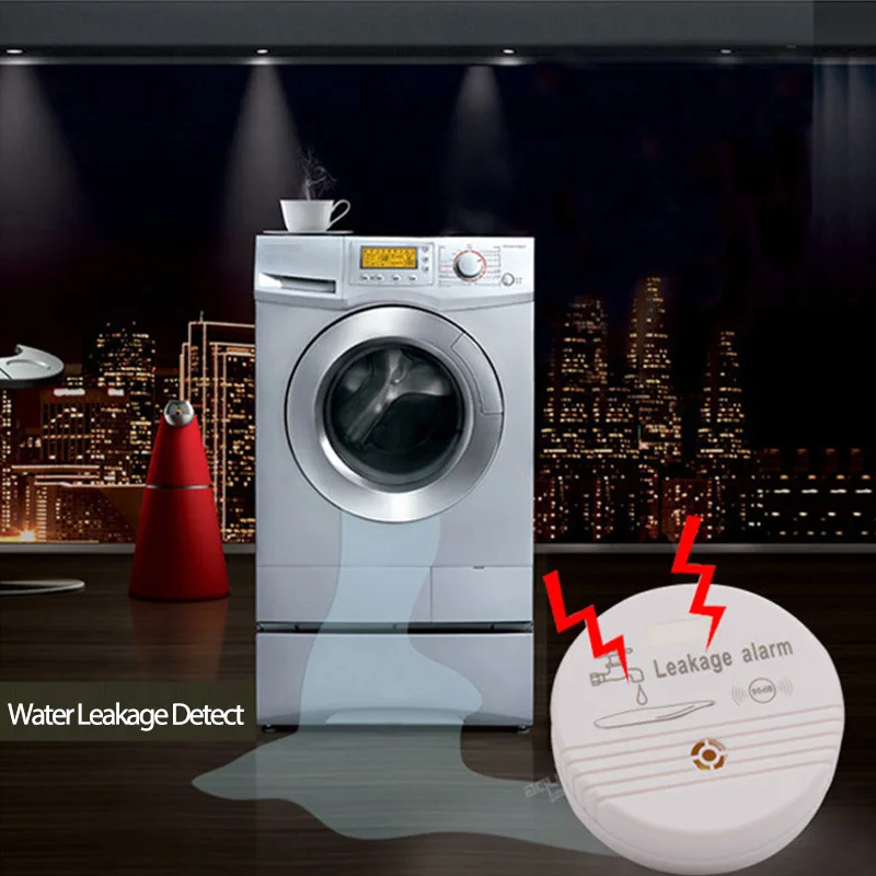 

3pcs Water Leak Sensor Alarm Detector 90dB Voice Wireless Water Leakage Sensor Smart house Home Security Alarm System