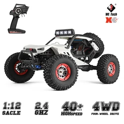 WLtoys – voiture de course tout terrain radiocommandée XK, échelle 1:12, 12429G, véhicule électrique à chenilles, 40 km/h, 4WD, avec phares, cadeau pour enfants et adultes, 2.4 