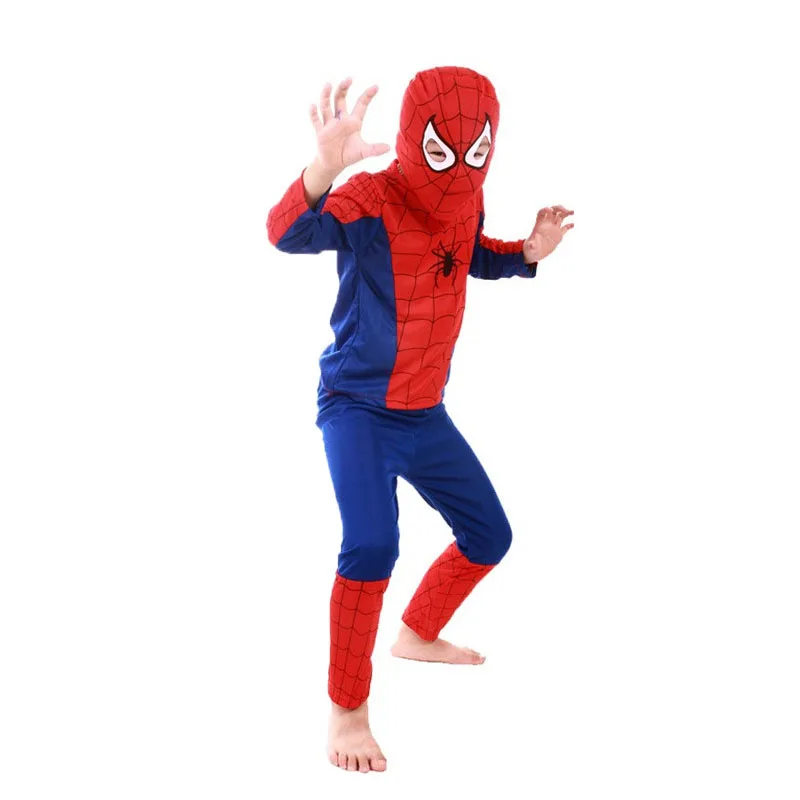 Kids Halloween Costume Carnival Dress Batman Cosplay Spiderman Fantasia Movie Avengers Anime