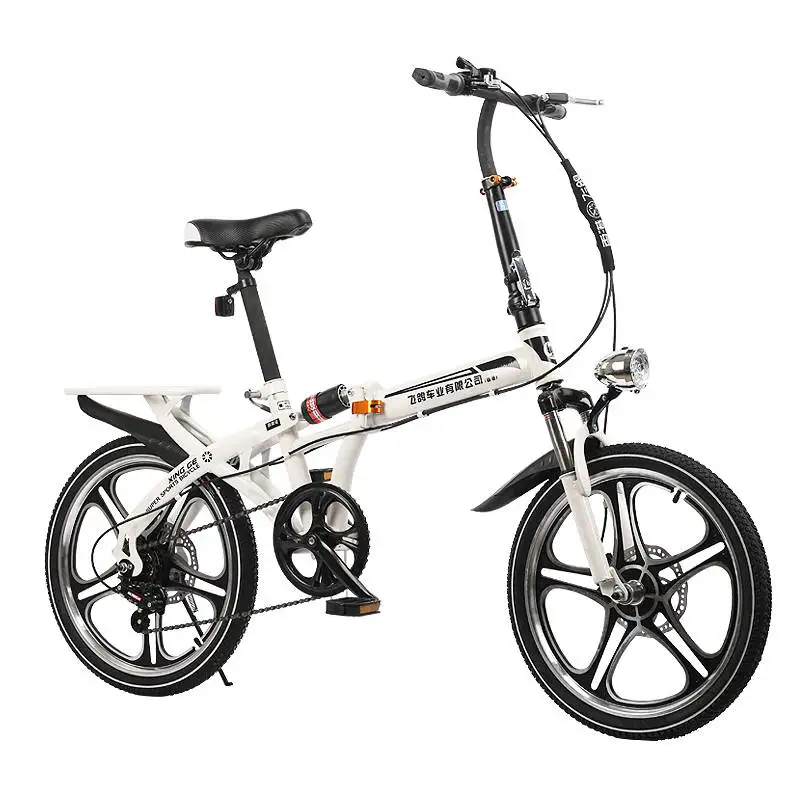 Бренд мужской BMX велосипед 20 дюймов графит для колес стальная рама мягкий-хвост дисковый тормоз складной Bicicleta детский Дамский велосипед - Цвет: 5 cutter white