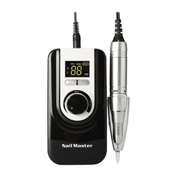 

US Plug LCD Digital 35000Rpm Portable Electric Nail Boring Machine Nail File Art Electric Drill Set Decoration Nail Pedicure Set
