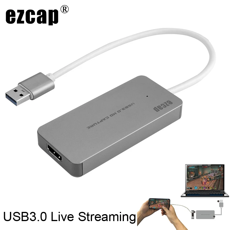 USB 3 0 TypeC Карта видеозахвата HDMI к USB3.0 ТВ приставка видеокамера игра прямая
