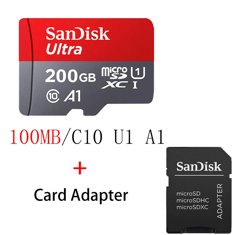 QUNC-200G-KT2 Samsung 100 МБ/с. Micro SD карты 128 ГБ 32 ГБ 64 ГБ 256 г карты памяти Class10 U3 U1 flash TF карты MicroSD для телефона с мини SDHC SDXC - Емкость: QUNC-200G-KT2