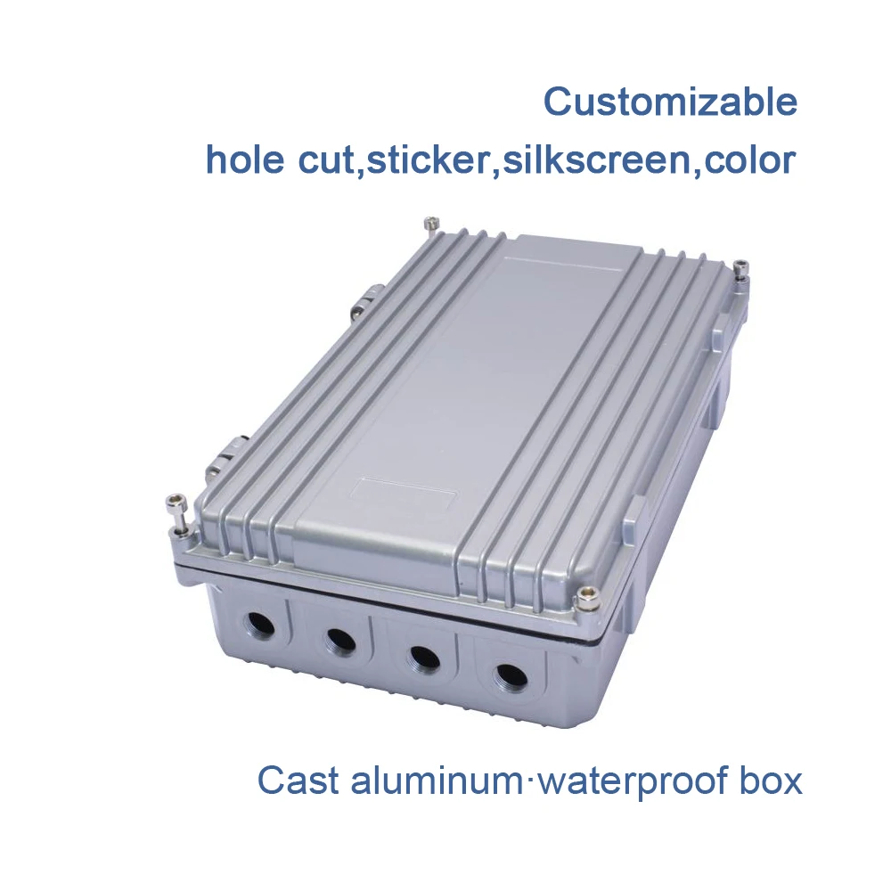 a pcs/lot 304*184*78mm CSCSD aluminum die casting enclosure box amplifier aluminum case waterproof box project enclosure