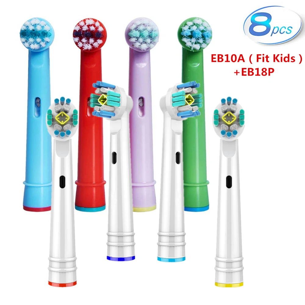 8 шт чувствительных десен уход Замена Зубная щётка головки для Braun Oral B головы до