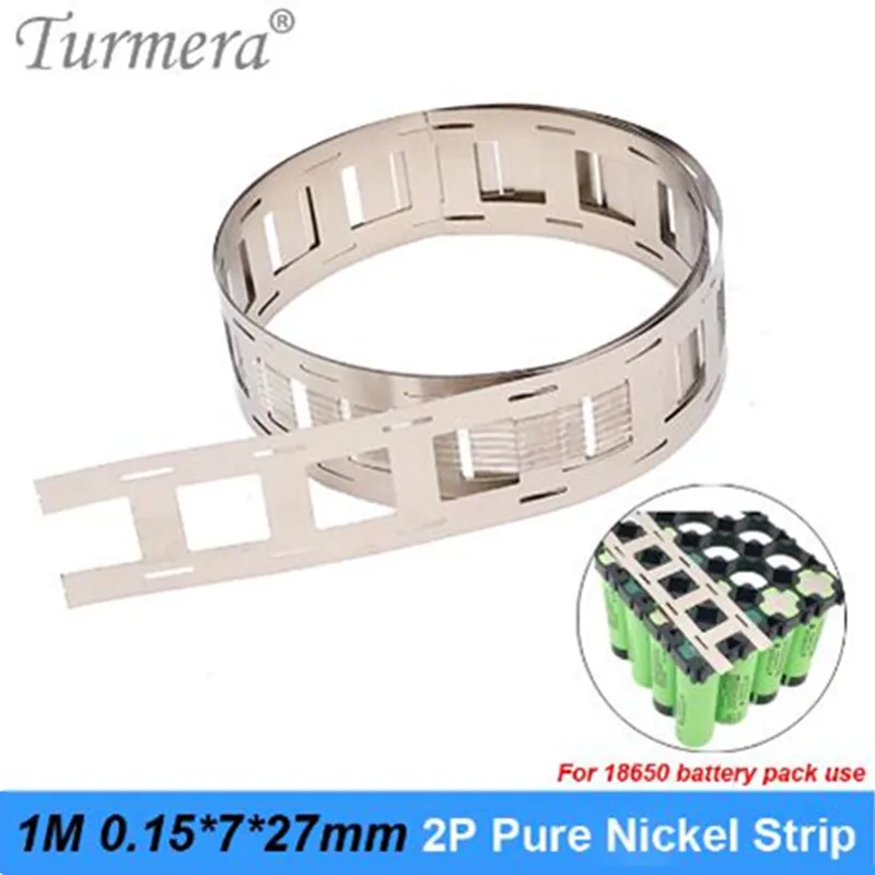 

18650 nickel 2P High purity Pure Nickel belt lithium battery nickel strip Li-ion batteries Ni plate used for 18650 1Meter