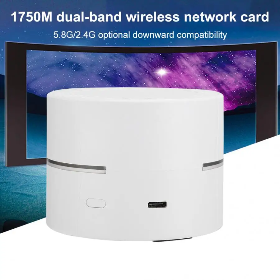 Сетевая карта USB 1750M 5,8/5G USB3.0 Двухдиапазонная Высокая мощность wifi приемник Беспроводная гигабитная сетевая карта pci