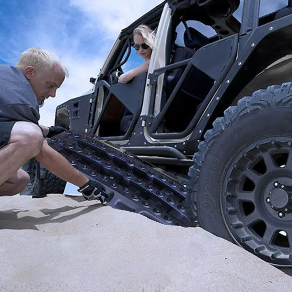 Billig Recovery Tracks Traktion Matte Anti slip Track Reifen Leiter Automobil Rettungs Traktion Matte Für Sand Schlamm Schnee 5t lager Kapazität