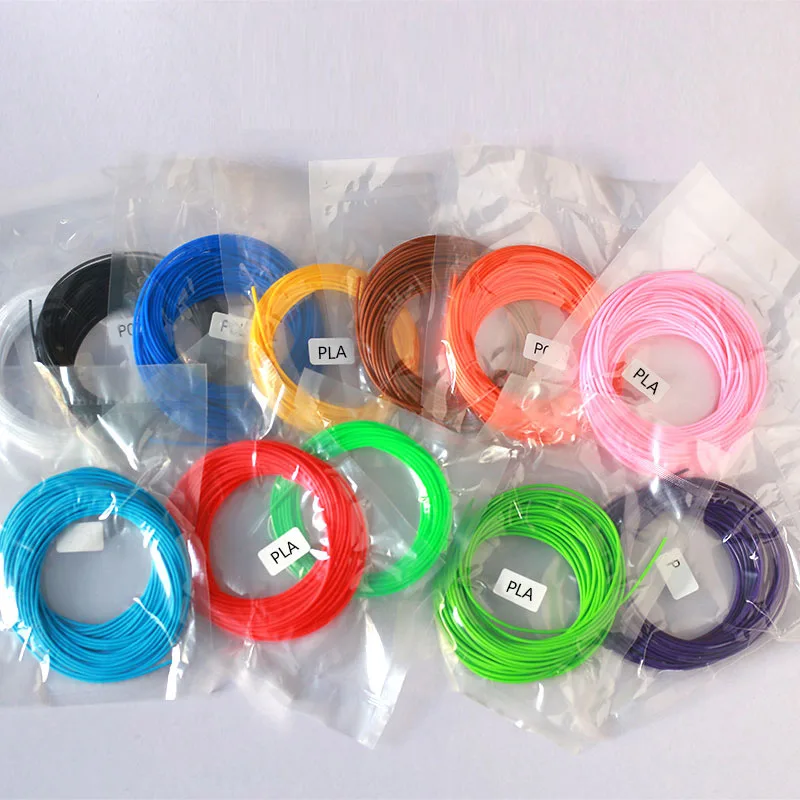3D Pen Filament PLA / ABS 1.75mm,Bright Color Does Not Repeat, Environmental Safety Plastic Christmas Present