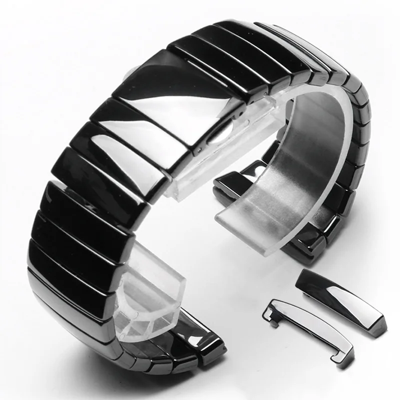 Cicidd Cinturino In Ceramica Per Serie Rado Sintra Nero Interfaccia Speciale Bracciale In Ceramica Accessori Per Orologi Da Uomo E Da Donna