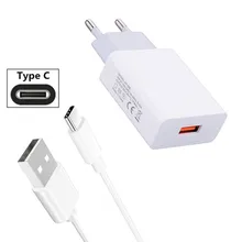 Для samsung A70 Google Pixel 3a 3 XL Xiao mi A3 mi 9T 9 Red mi K20 Note 7 htc U11 10 Evo type C кабель для зарядки данных настенное зарядное устройство USB