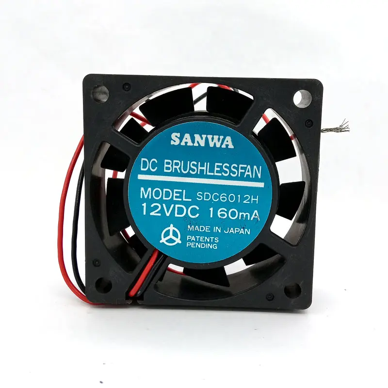 SDC6012H DC12V 160mA 60x60x20 мм 2 линии Вентилятор охлаждения