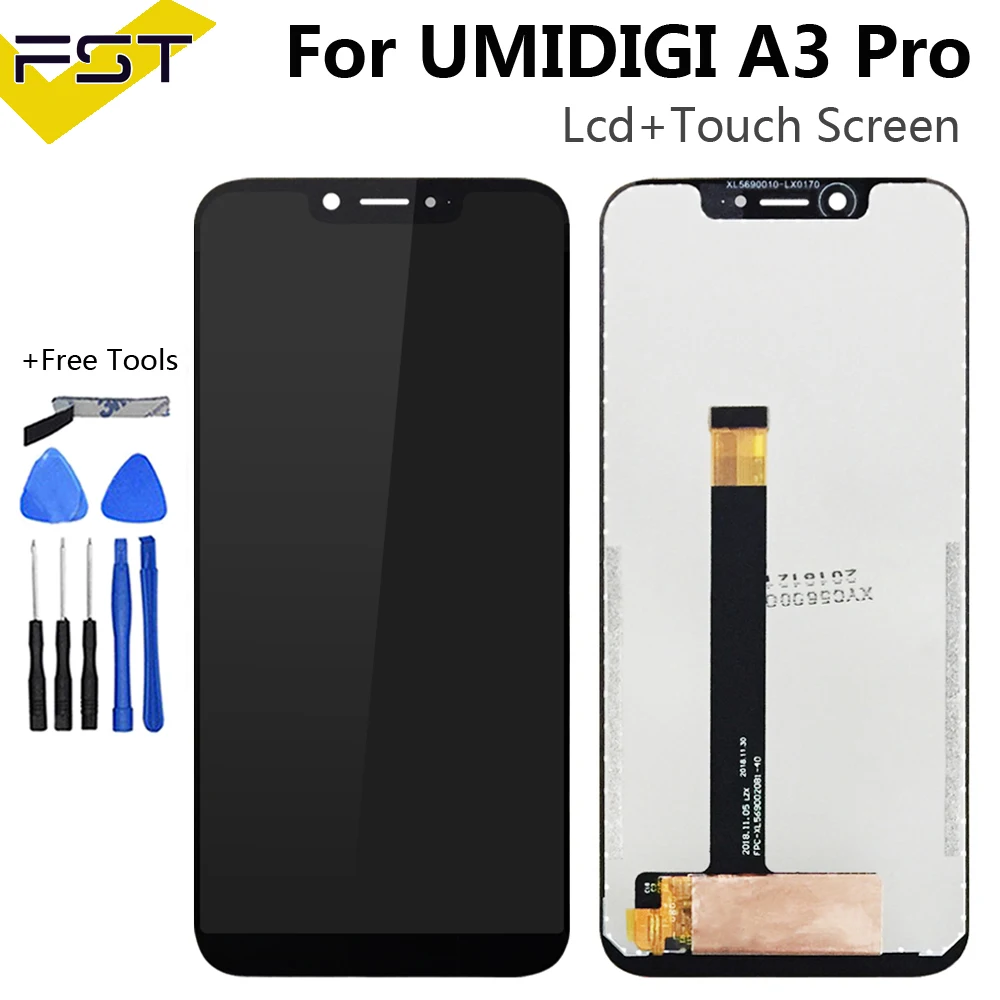 Для UMI Umidigi A3 ЖК-дисплей и инструмент для ремонта сенсорного экрана в сборе запчасти с инструментами для UMI Umidigi A3 Pro