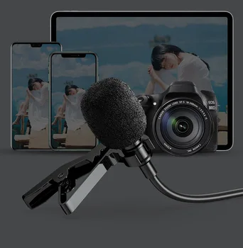 

2020 New Output wireless microphone with lavalier & headset mic suit for speaker cell phone camera