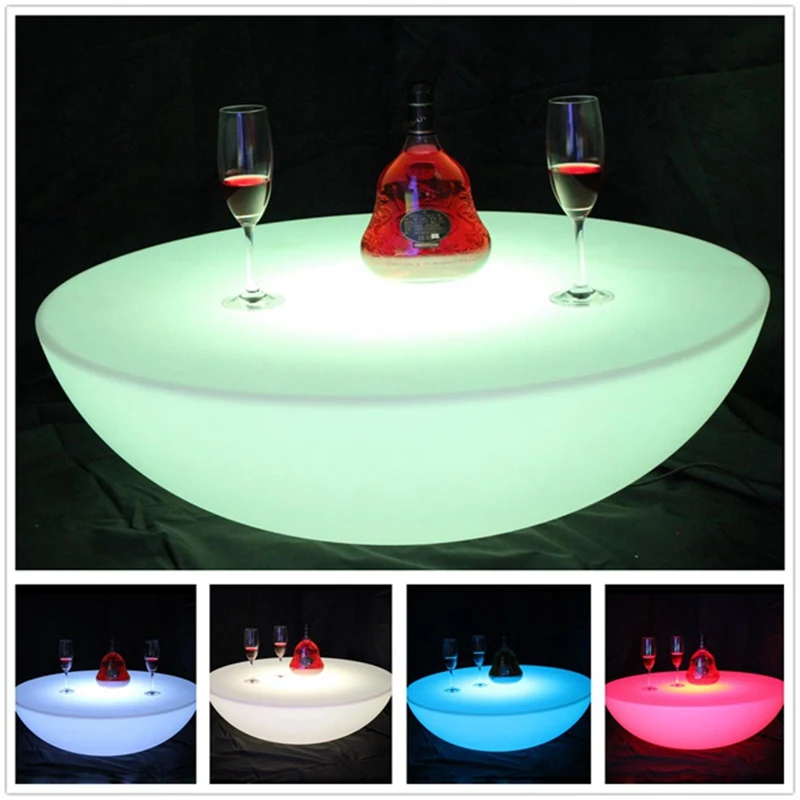 LED Illuminated Furniture Waterproof LED Table LED Coffee Table rechargeable SK-LF17 (D66*H22cm) 1pc LED Illuminated Furniture Waterproof LED Table LED Coffee Table rechargeable SK-LF17 (D66*H22cm) 1pc