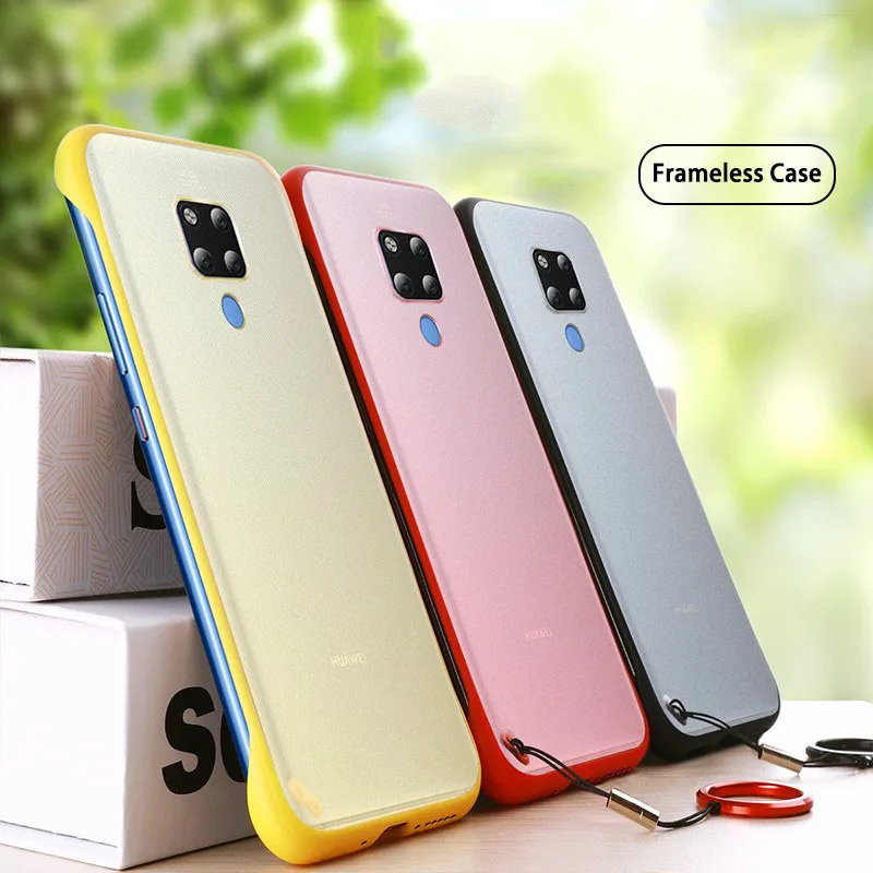 

Huawei Mate 20 lite Half-wrapped Case PC Transparent Matte Protective Cover TPU Soft Corner Phone Case for huawei mate 20 pro 10