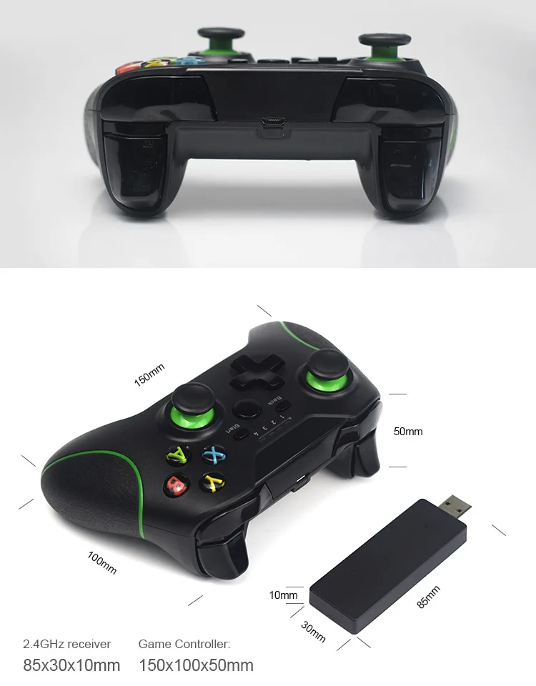 2,4G беспроводной контроллер для Xbox One консоль для ПК для PS3 Android геймпад для смартфона джойстик
