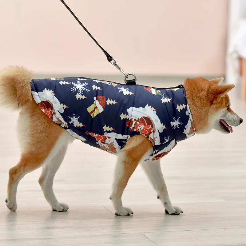 Dog Clothes Winter Pet Dog Jacket Coat Waterproof Christmas Puppy Clothing Small Medium Large Pug Chihuahua Ropa Para Perros