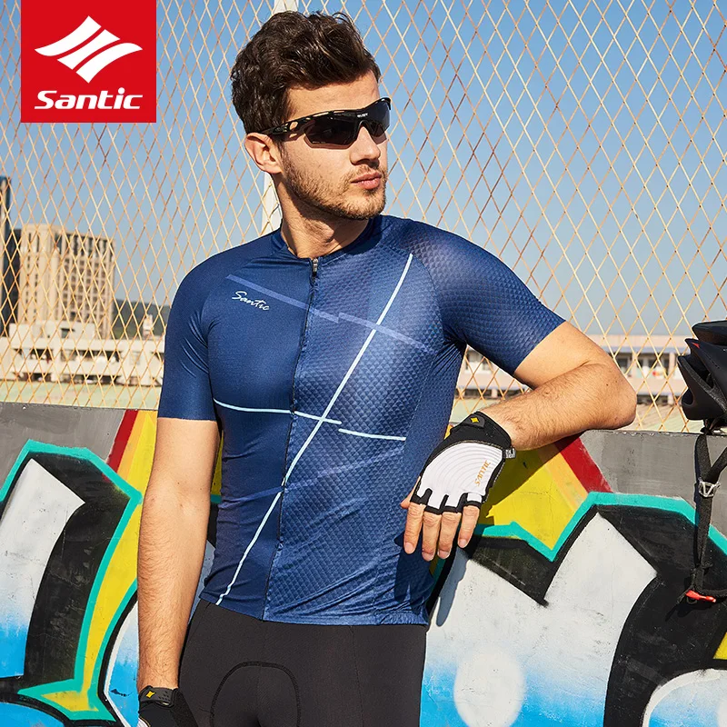 Santic Pro Велоспорт Джерси новинка для мужчин MTB дорожный велосипед Джерси короткий рукав дышащий велосипедный Трикотаж Высокое качество велосипедная одежда