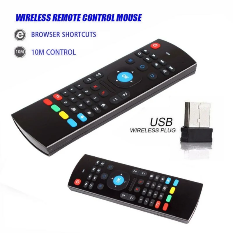 MX3 2,4G Air Fly mouse портативный мини-клавиатура Пульт дистанционного управления для Android tv/Box/PC tv пульт дистанционного управления