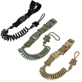 

Tactical Two Point Rifle Sling Adjustable Bungee Tactical Airsoft Gun Strap System Paintball Gun Sling for Airsoft Hunting Belt