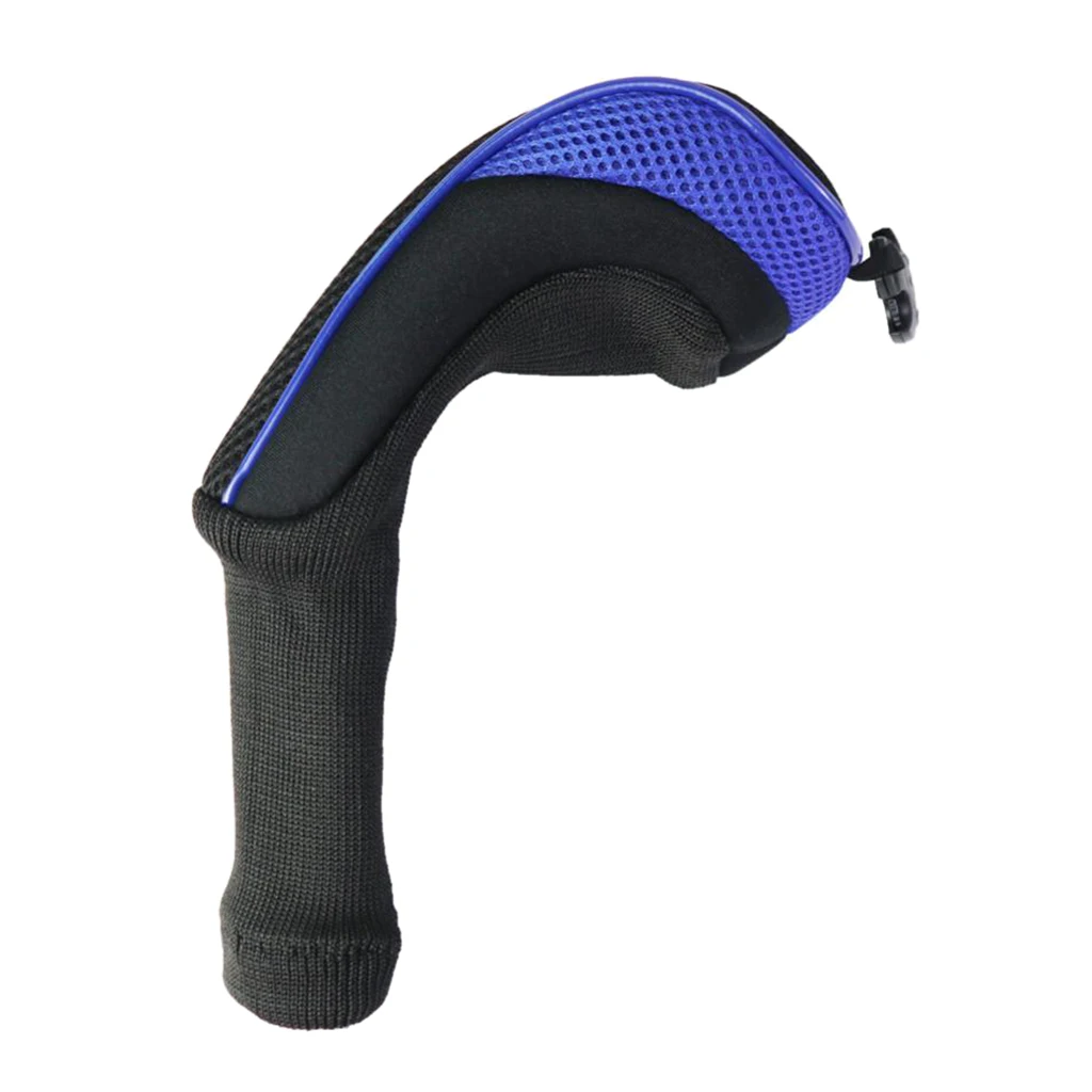 1pc Premium Mesh Nylon Golf Hybrid Club Head Covers Utility Gold Headcovers Putter Protector Dark Blue | Спорт и развлечения