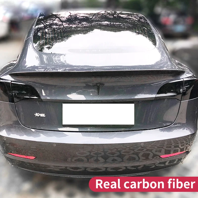 Для tesla модель 3 аксессуары/автомобильные аксессуары карбоновый спойлер tesla модель 3 tesla три спойлера tesla модель 3 карбон/аксессуары