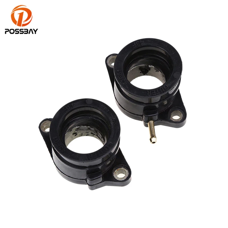 

POSSBAY Motorcycle Carburetor Interface Motocross Intake Boot Intake Pipe Adapter Gum Adjuster Interface for YAMAHA Model